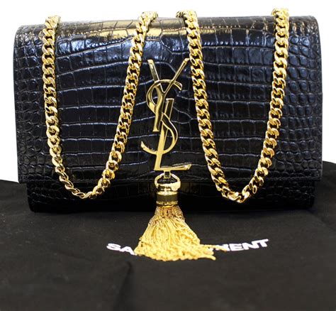 ysl croc leather bag|YSL crossbody bag.